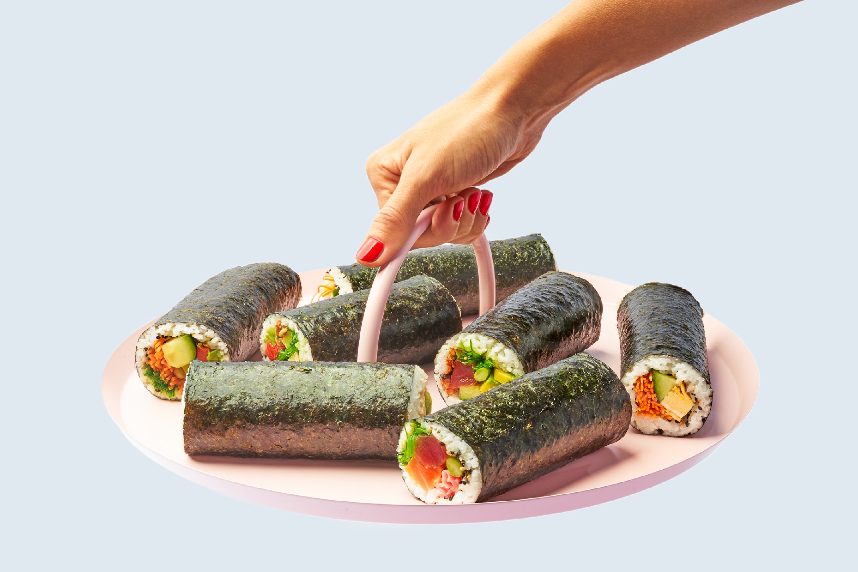 Fūdo Sushi brand detail — packaging and collateral close-up