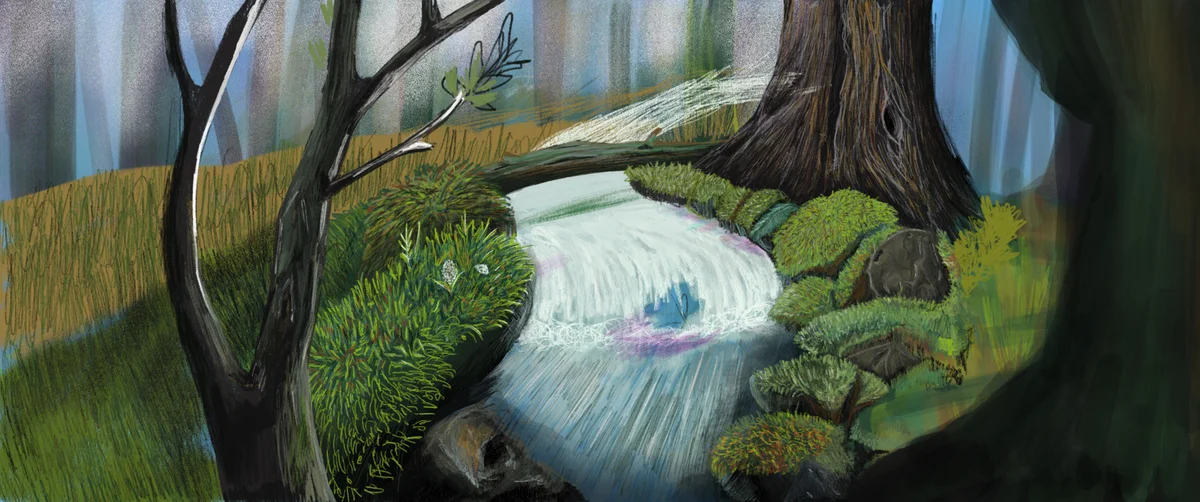 playground – by the stream  art