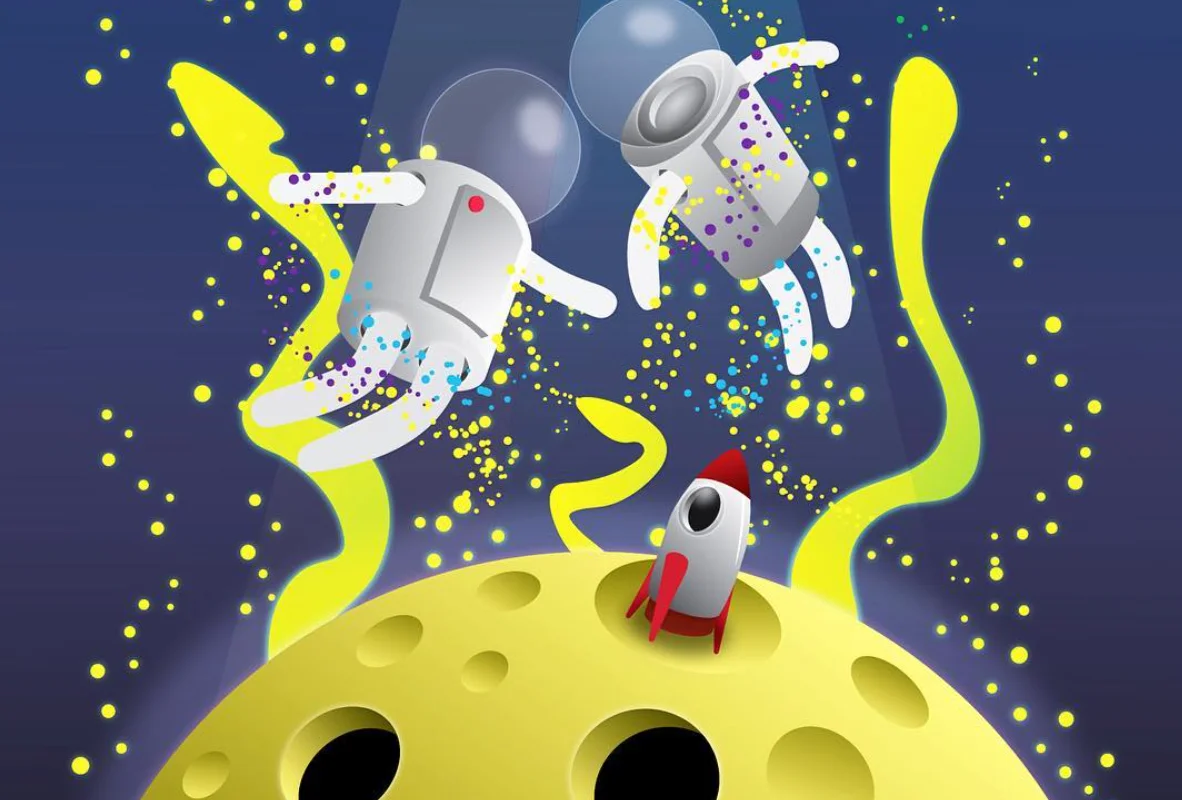 illustration – space  digital art