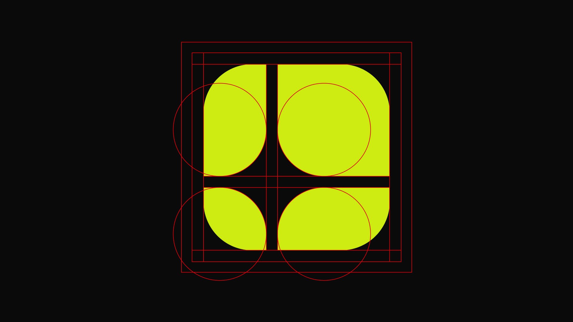 American Terawatt symbol on geometric construction grid