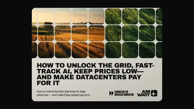 Two AM Watt report cover layouts side by side – american-terawatt