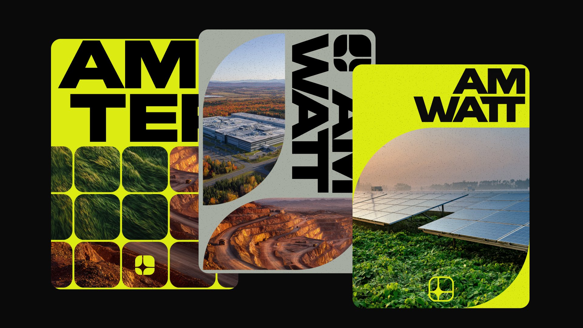 AM Watt Report cards with mine and truck imagery