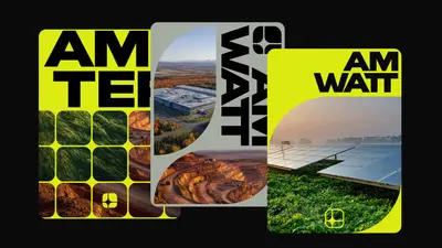 AM Watt Report cards with mine and truck imagery – american-terawatt
