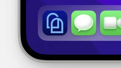 Cleargate app icon in the iPhone dock beside Messages and FaceTime – cleargate
