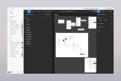Muddy desktop showing an embedded Figma design canvas of flagging and reminder flows – muddy