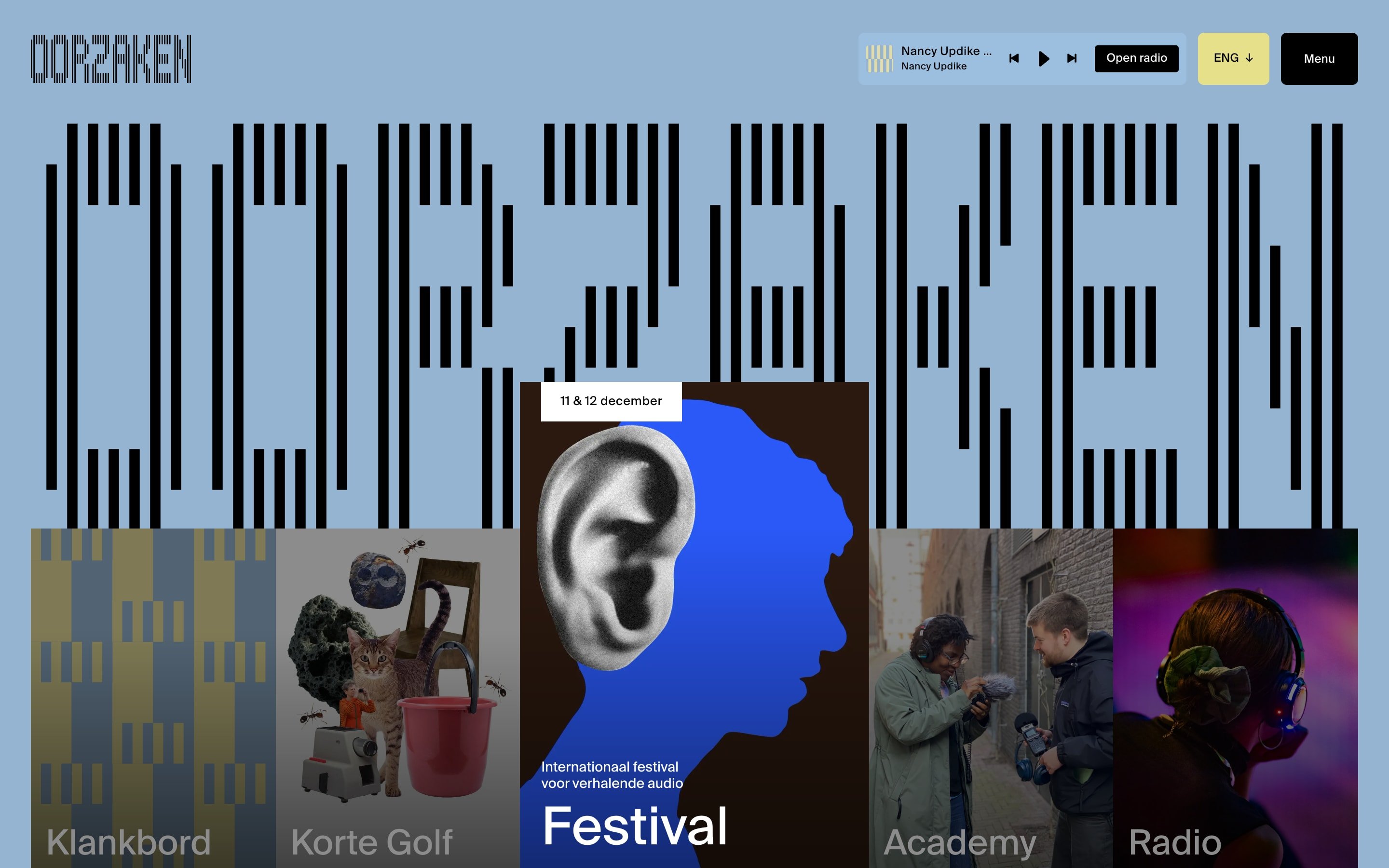 Oorzaken project banner