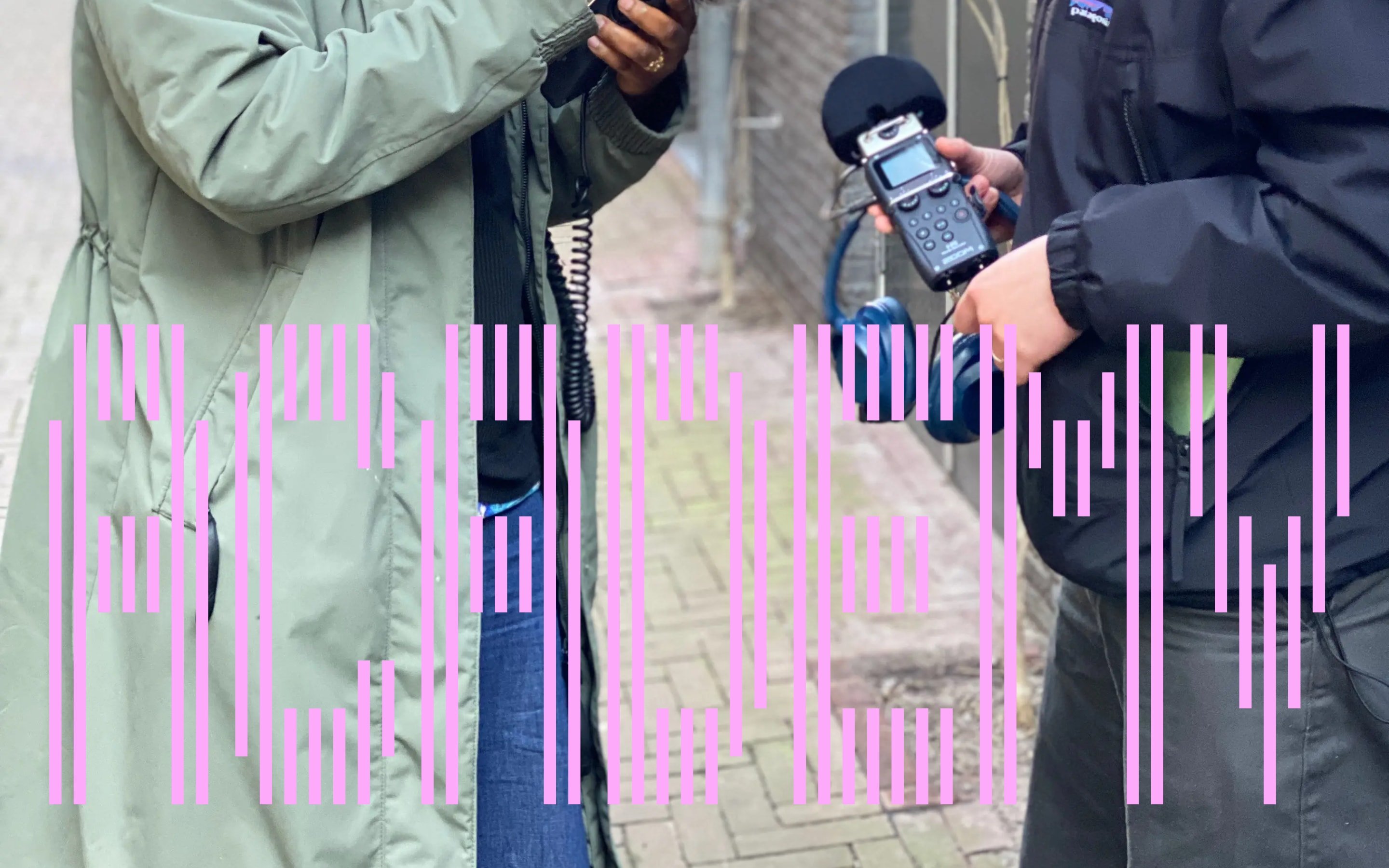 The word ACADEMY in pink bars over a photo of a recorder, beside the Academy introduction