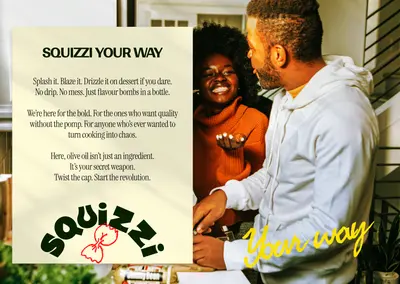 White italic slogan reading for the chefs who want to play on red – squizzi