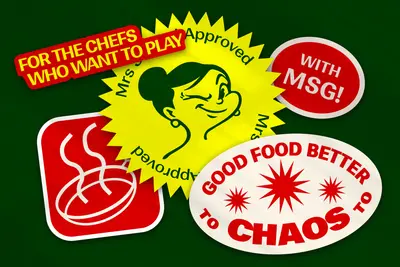 Squizzi promotional stickers featuring Mrs Squizzi and brand slogans – squizzi
